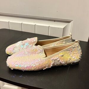 Sequin Slip-On Loafers
